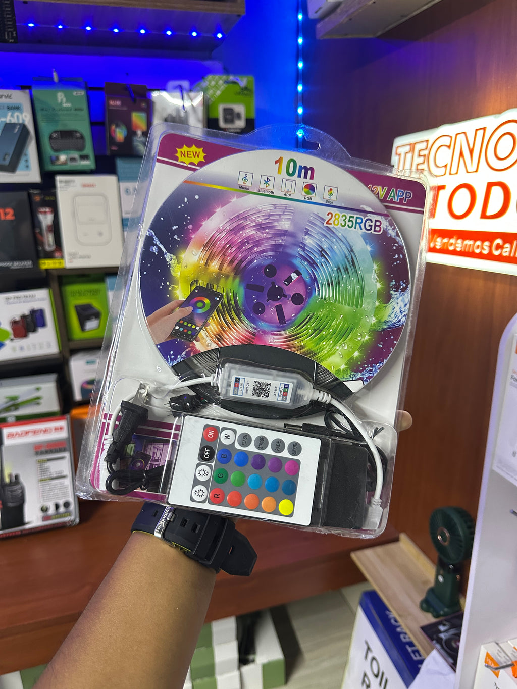 Cinta Led Rgb 10m Bluetooth