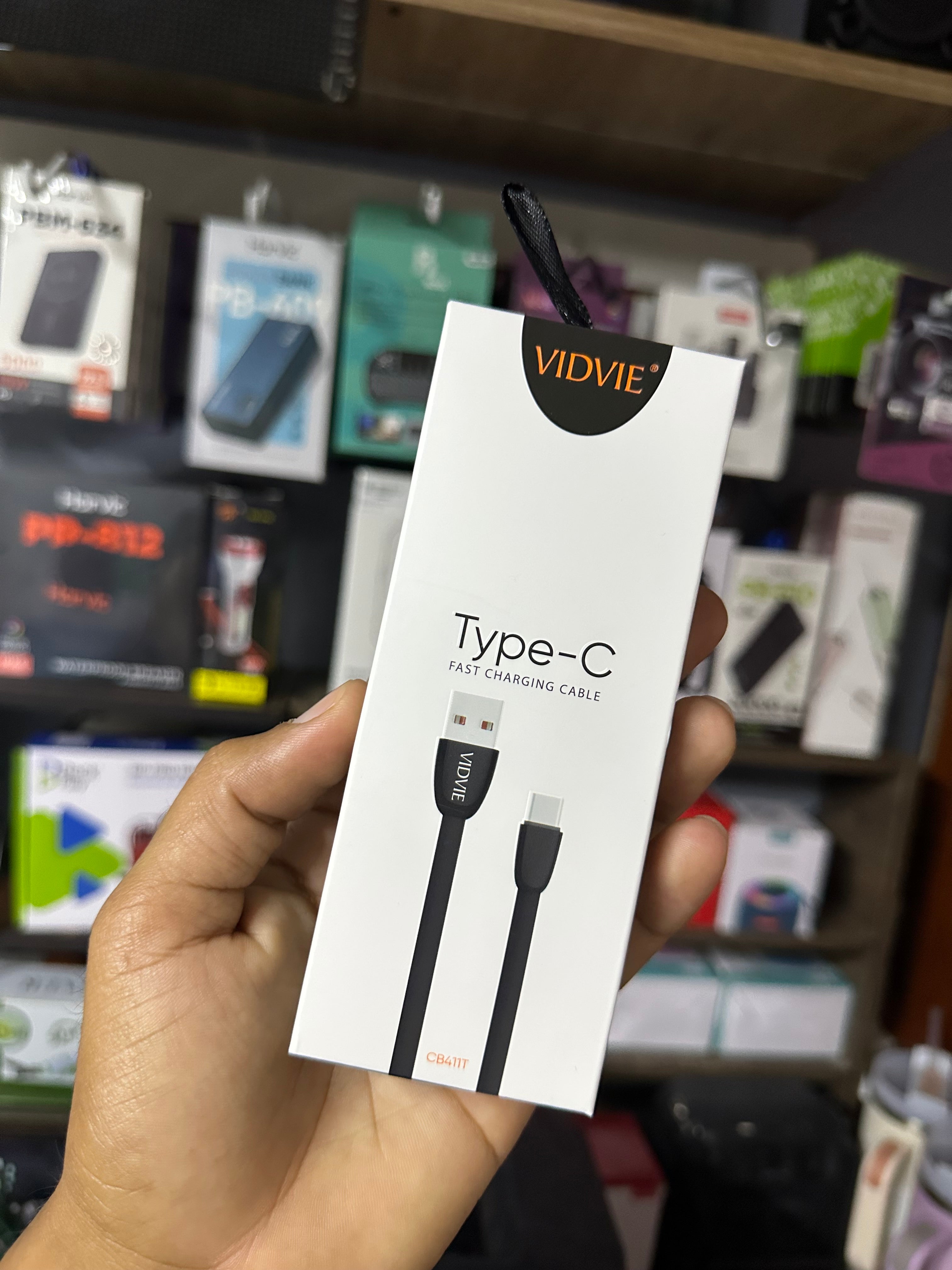 Cable tipo C plano Carga rapida Vidvie