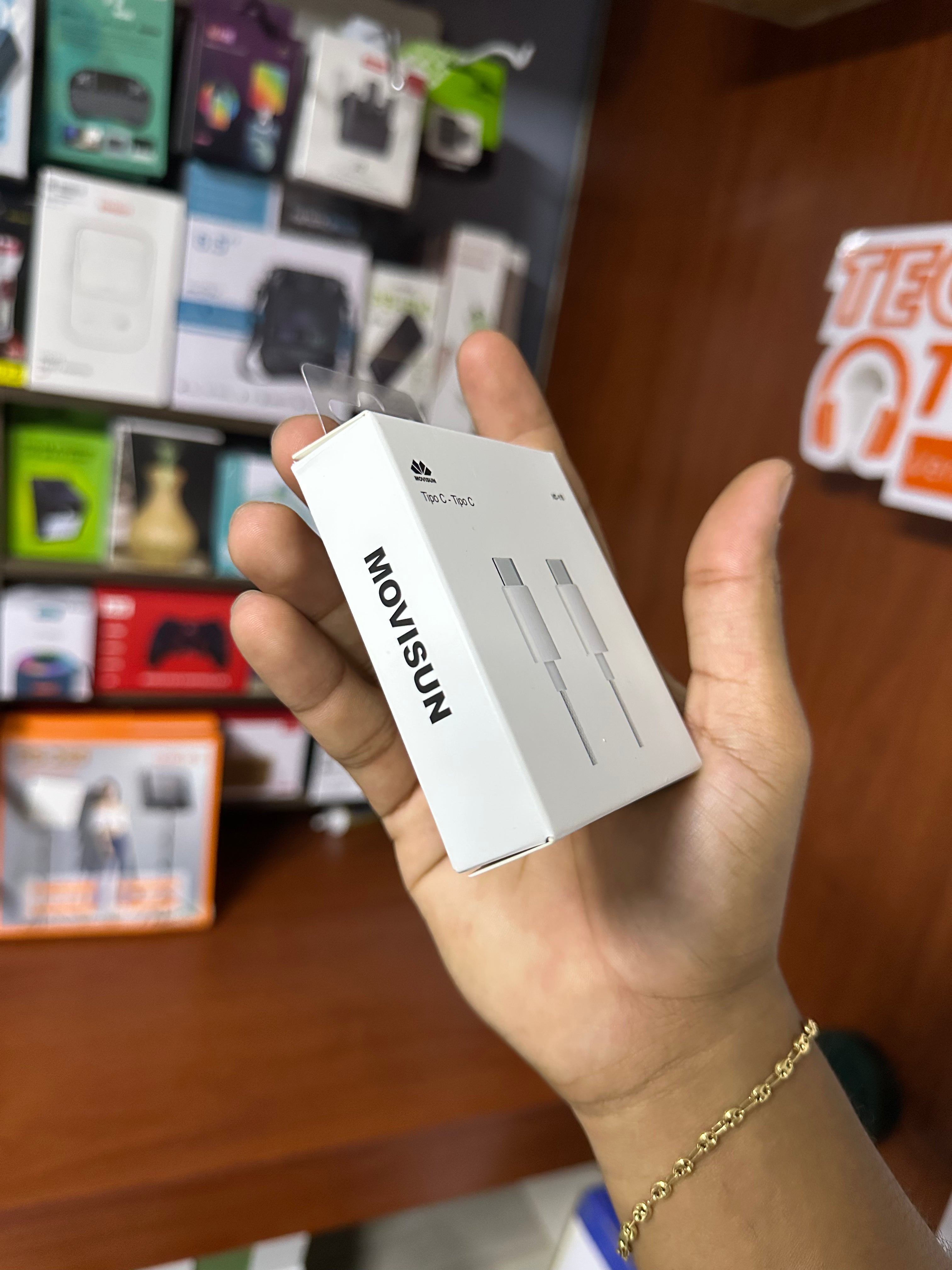 Cable Tipo C - Tipo C Movisun; Carga Rápida